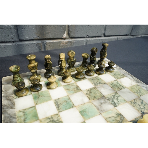 49 - Vintage Marble Chess Set