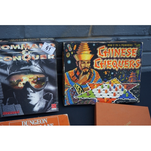 61 - Vintage Boxed Command and Conquer PC Game & M & B Rackham Steel Troopers Attachment Box Figurines pl... 