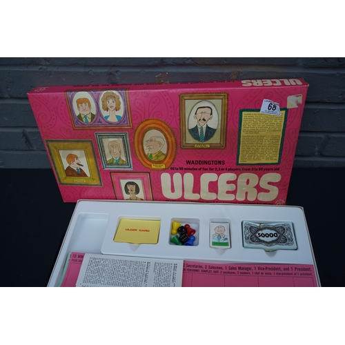 68 - 1970s Vintage Ulcers by Waddington's Board Game Complete