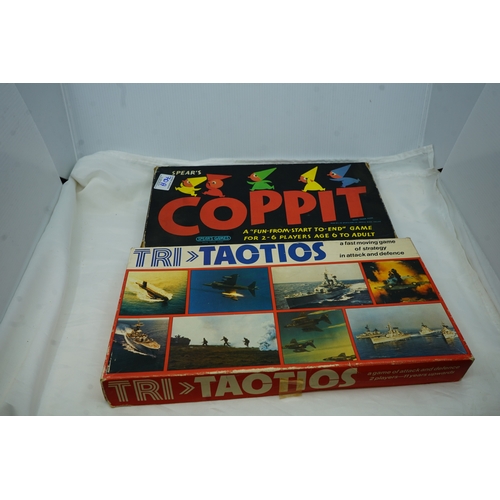 70A - Two Vintage Board Games Coppit & Tactics