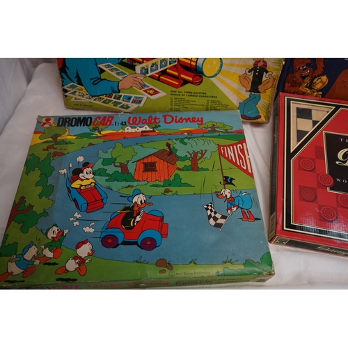 77 - Good Lot of Vintage Games incl. Walt Disney Dromocar