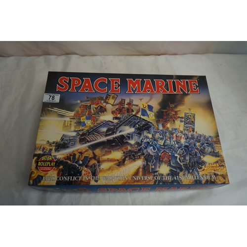 78 - Vintage Games Workshop Space Marine Epic Conflict in the War Torn Universe of the 41st Millennium (U... 