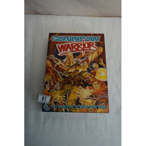 81 - Vintage Games Workshop Chainsaw Warrior Game