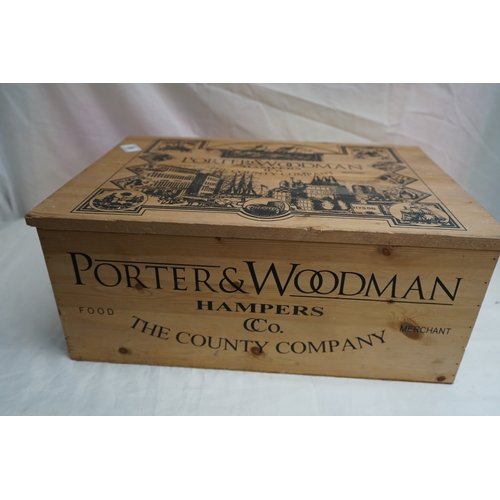 86 - Good Quality Wooden Hamper Box