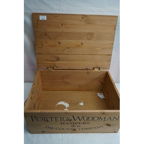 86 - Good Quality Wooden Hamper Box