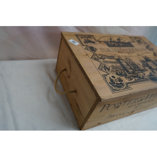 86 - Good Quality Wooden Hamper Box