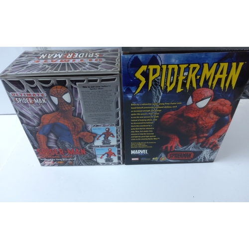 1407 - A Mint & Boxed Marvel Spider-Man Limited Edition Bust and a Ultimate Spider-Man Bust