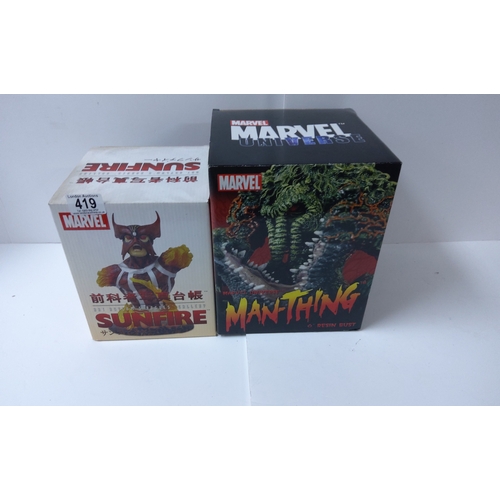 1419 - 2 Mint and Boxed Marvel 6