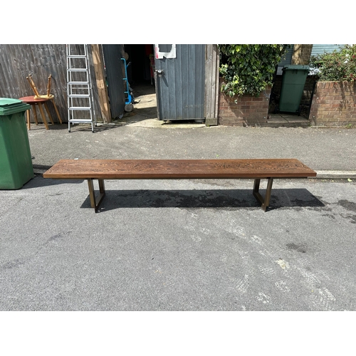 1433 - Large Good Quality Contemporary Wenge Bench