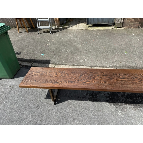 1433 - Large Good Quality Contemporary Wenge Bench