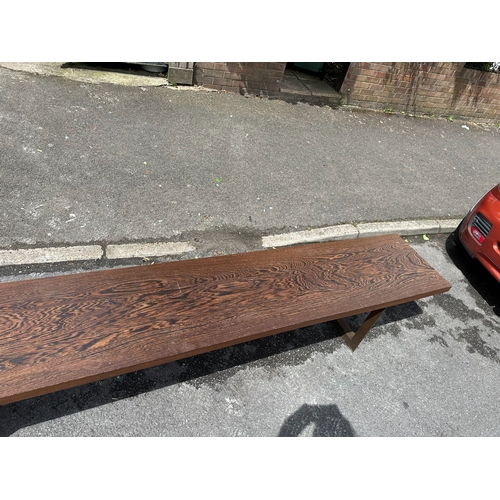 1433 - Large Good Quality Contemporary Wenge Bench