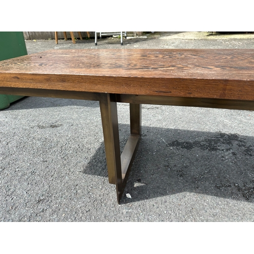 1433 - Large Good Quality Contemporary Wenge Bench