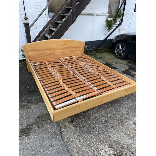 1437 - Hulsta King Size Wooden Bed Frame