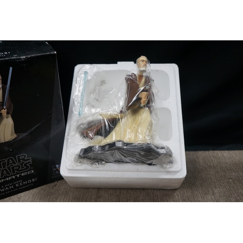 1011 - Gentle Giant Star Wars Animated Limited Edition Maquette Obi Wan Kenobi A New Hope (M & B)