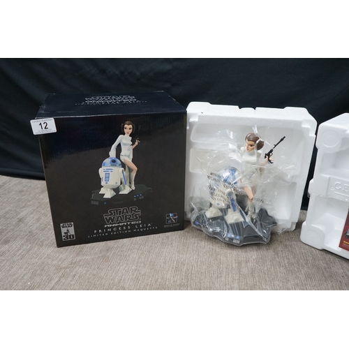 1012 - Mint and Boxed Gentle Giant Star Wars Animated Limited Edition Maquette Princess Leia