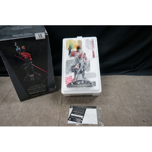 1015 - Mint and Boxed Gentle Giant Star Wars Animated Limited Edition Maquette Darth Maul