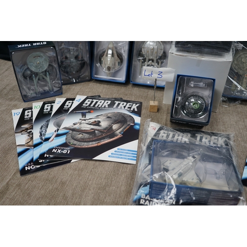 1003 - Collection of New and Boxed Eaglemoss Star Trek Collectors Figurines