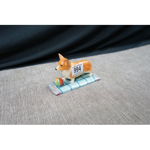 994 - Royal Doulton Corgi Dog Figurine