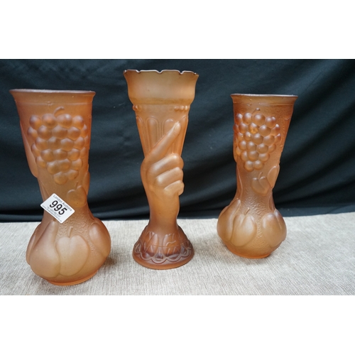 995 - Good Lot of Art Deco Style Glass