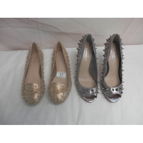 17 - Pair of Unused Carvela Shoes by Kurt Geiger Size 39 and a Pair of Unused Carvela Heels by Kurt Geige... 