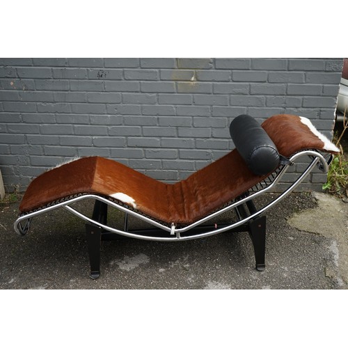 20 - Le Corbusier LC4 Lounge Chair c. 1980/90s Purchased from Harrods.