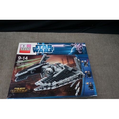 1007 - Boxed Lego Star Wars 9500 Sith Fury Class Interceptor plus unboxed Lego to include Marvel Avengers Q... 