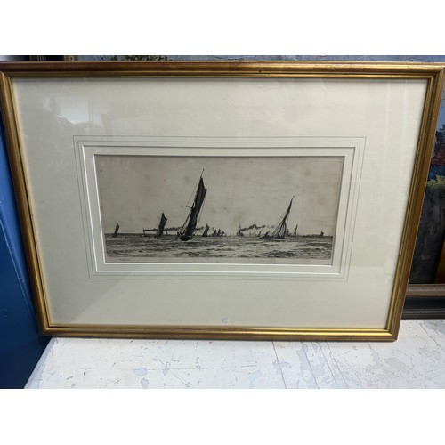 1456 - WILLIAM LIONEL WYLLIE (1851-1931) Pencil Signed Etching Tited 