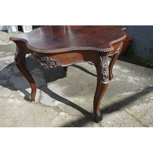 1439 - Very Good Quality 19th Century French Rosewood Table