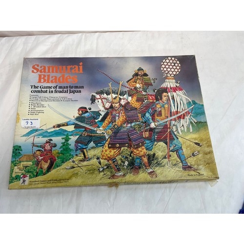 73A - Rare Samurai Blades Board Game