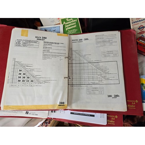 34A - Files containing Transport paperwork etc plus various other public transport / British Rail / Bus it... 