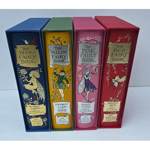 63 - 4x Folio Society Fairy Books with slipcase - Very good conditions