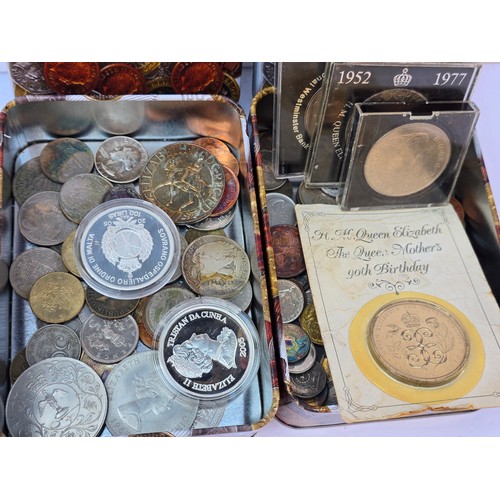 73 - Good lot of vintage coins including silver etc.