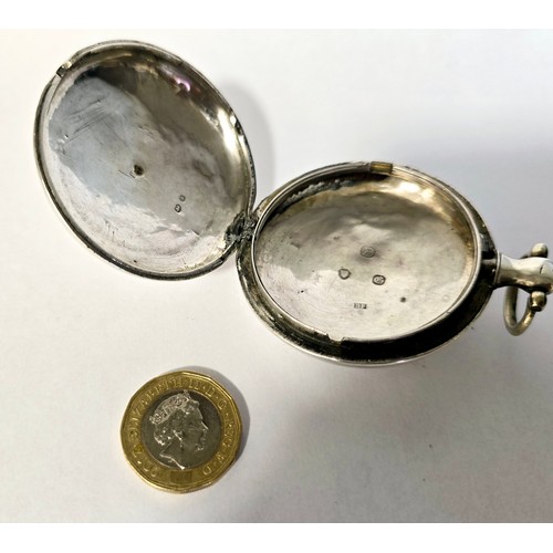 73B - Solid Silver pocket watch case - 37grams