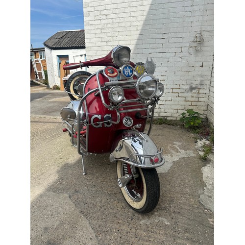 1961 Piaggio Vespa GS150 VS5, Totally Overhauled with all new parts including rebuilt engine and new floor.