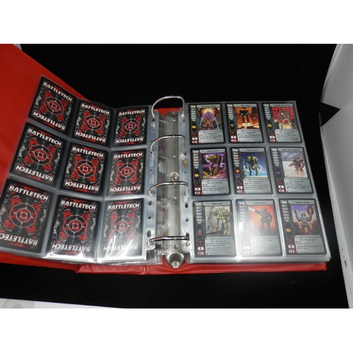 13 - Collectors Cards: BattleTech Commander Edition-A Binder Containing approx. 470 cards