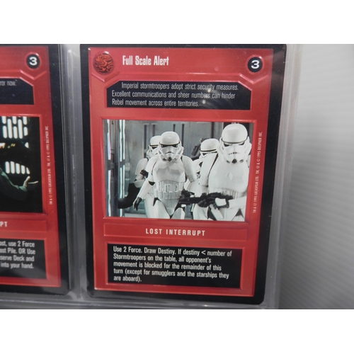 11 - Collectors Cards: Star Wars Customizable Card Game-A Binder Containing approx. 750 cards including S... 