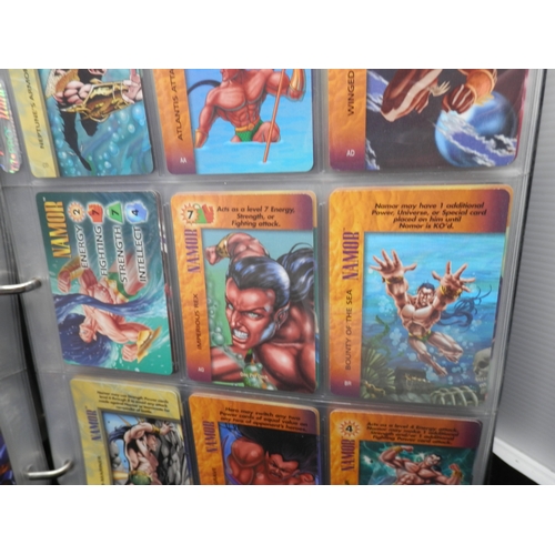 14 - Collectors Cards: A Very Rare Binder of 891 Fleer Marvel Overpower Cards (1995-1996) We believe this... 