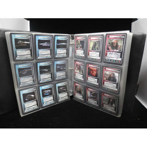 17 - Collectors Cards: A Binder of Star Trek The Next Generation Cards from 1994-1998 to Include Signed I... 