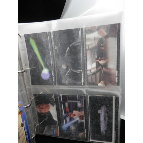 18 - Collectors Cards: Topps 3i 1997 Star Wars Complete Set of 63. Plus Topps Laser Special Star Wars Tri... 