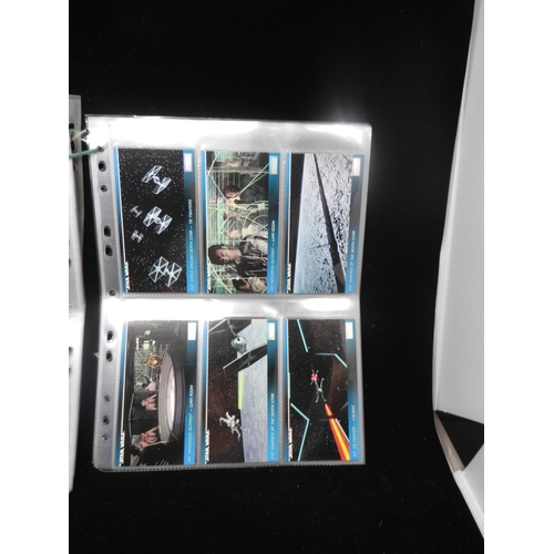 19 - Collectors Cards: Complete Set of 120 1994 Topps Star Wars Widevision Collectors Cards plus Promos