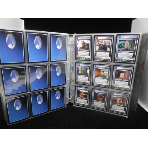 25 - Collectors Cards: A Binder of Approx. 950 Star Trek CCG Cards including Deep Space Nine, The Next Ge... 