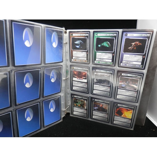 25 - Collectors Cards: A Binder of Approx. 950 Star Trek CCG Cards including Deep Space Nine, The Next Ge... 