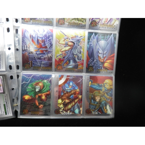 27 - Collectors Cards: Marvel Fleer Ultra X Men 1995, a Complete Base Set of 100 Cards, 8/9 Lethal Weapon... 