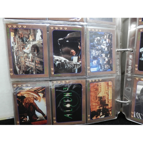 29 - Collectors Cards: A Binder of 1990s Trading Cards-Complete 1991 Terminator T2 Set Plus Promos, Compl... 