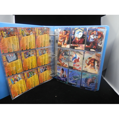 39 - Collectors Cards: Fleer Ultra Spiderman Complete Set of 150 Base Cards, 6/10 Clearchrome Cards, 5/6 ... 