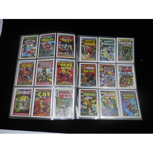 41 - Collectors Cards: Complete Set of 60 1984 Marvel First Issue Covers Superheroes Cards