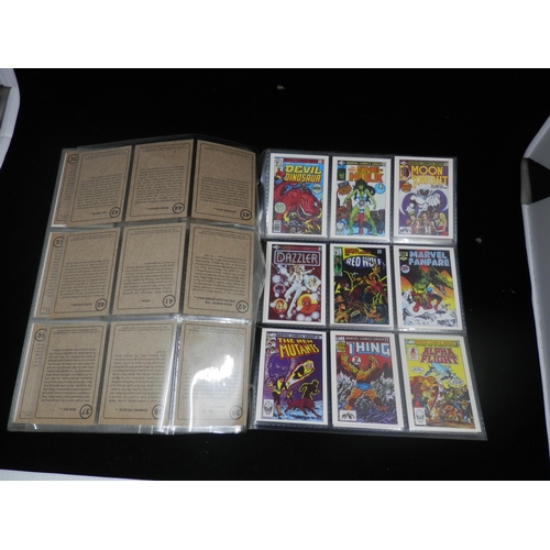 41 - Collectors Cards: Complete Set of 60 1984 Marvel First Issue Covers Superheroes Cards