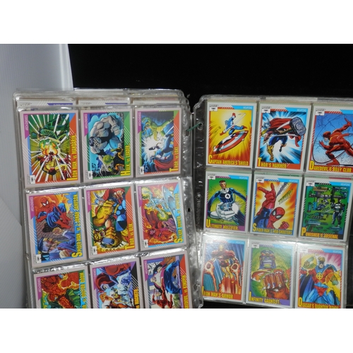 47 - Collectors Cards: Complete Set of 1991 Marvel Superheroes Cards plus the 5 Holo Cards