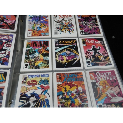 51 - Collectors Cards: Complete Set of 100 Marvel 1991 1st Covers Trading Cards Series II