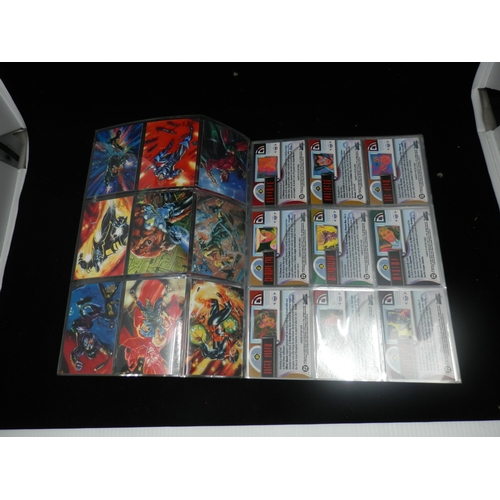 55 - Collectors Cards: Complete Set of 90 DC Skybox Master Series 1994 plus Holos